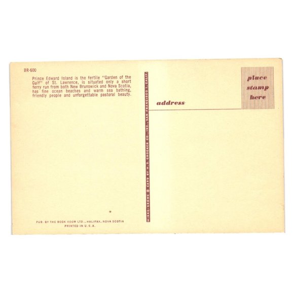 Vintage Postcard Prince Edward Island Beach Lawrence Nova Scotia New Brunswick - Picture 2 of 2